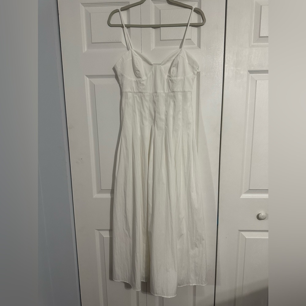 Zara White Midi Sundress